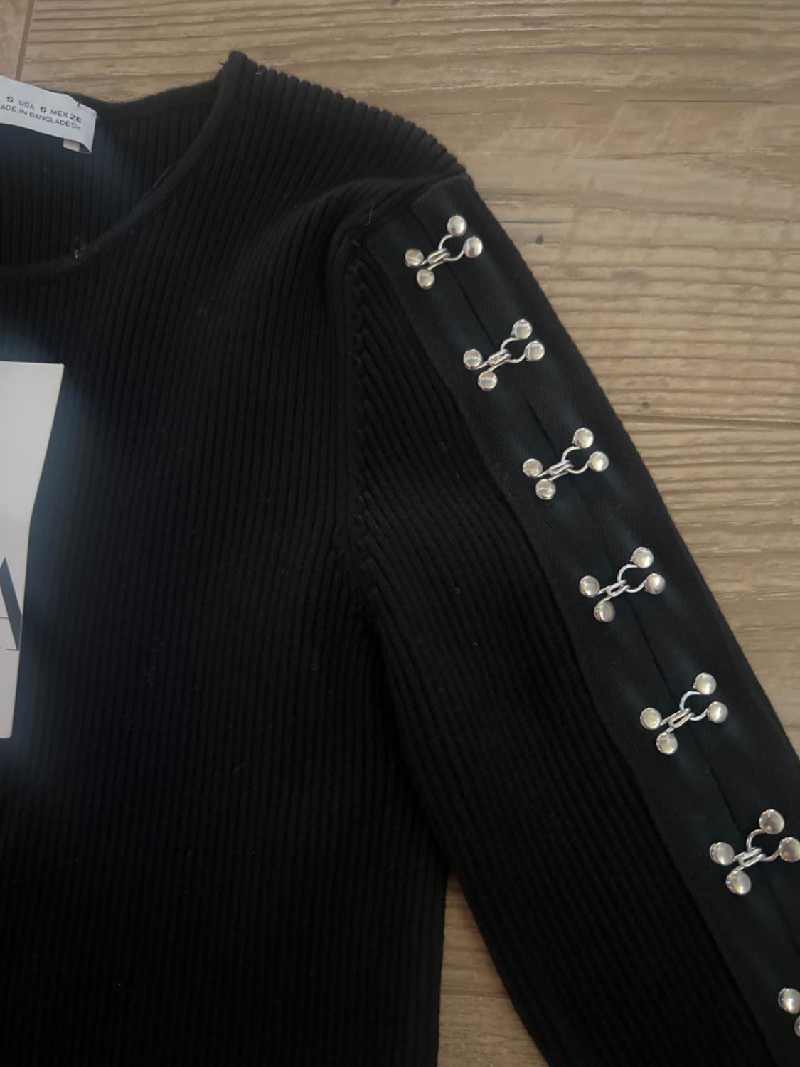 HOOK AND EYE KNIT DRESS TRF - Image 3