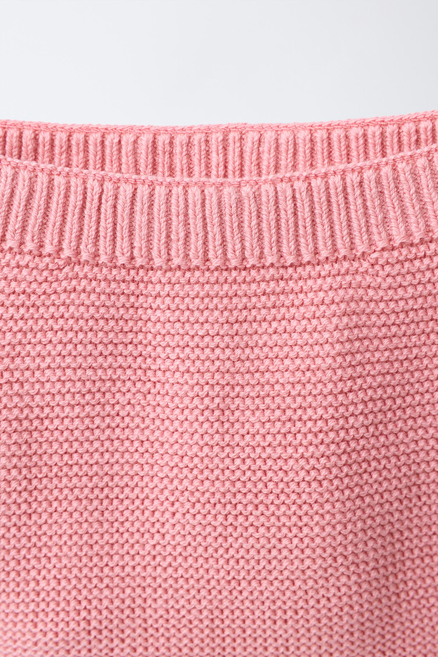 Трусы для детей, вышивка, цветочный принт — Zara, цвет: Светлый розовый — фото 4