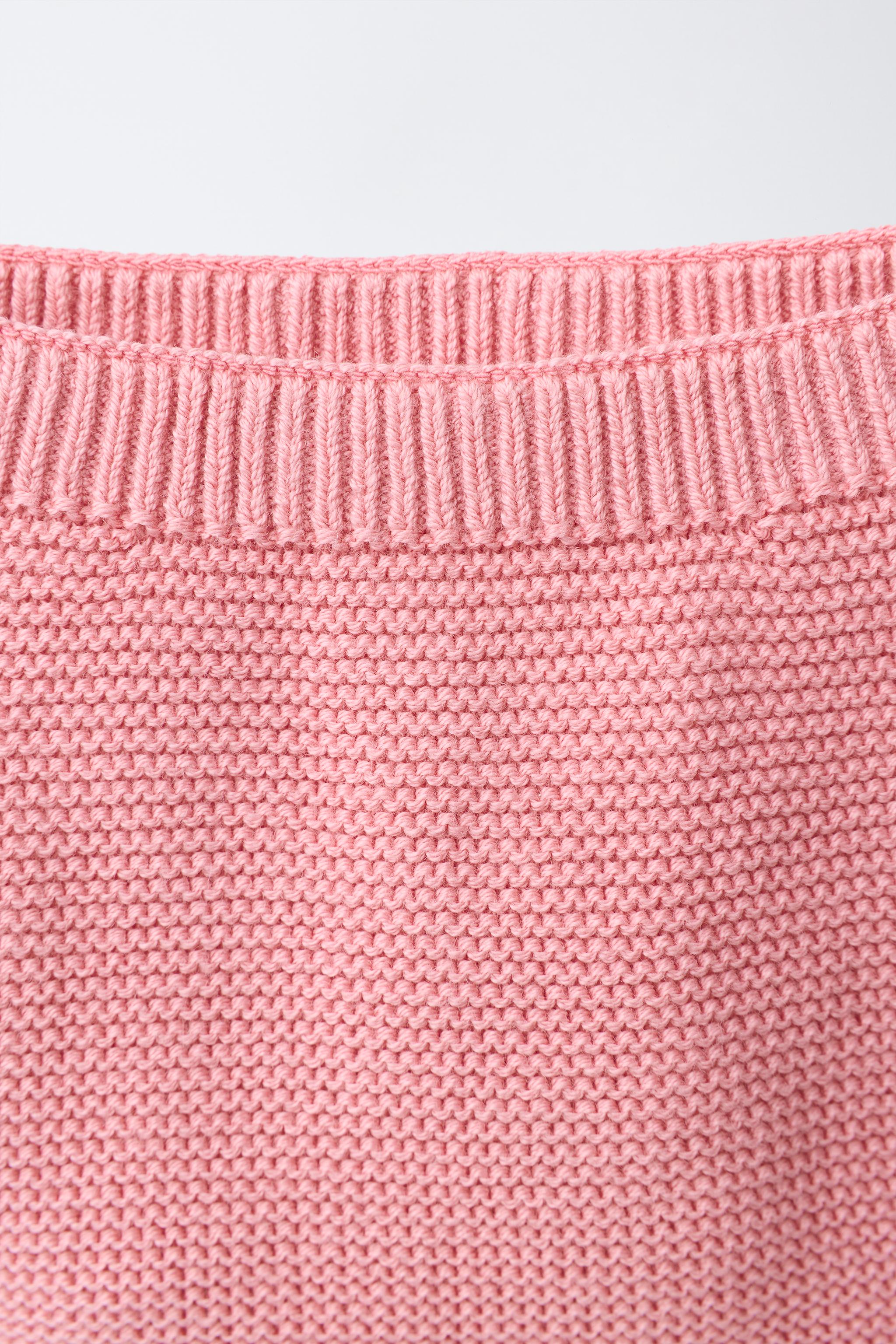 Трусы KNIT для детей, вышивка, цветочный принт — Zara — фото 4