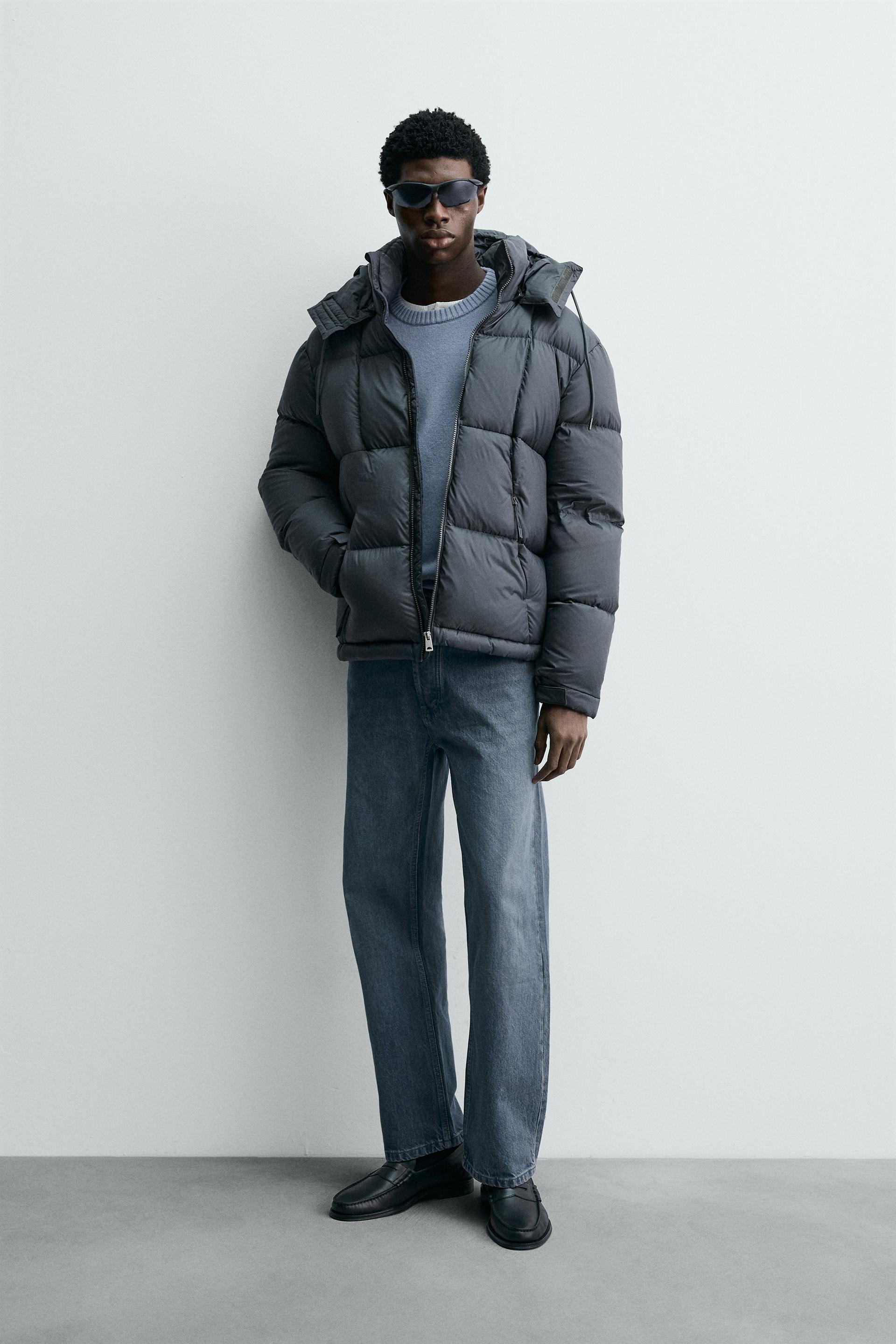 100% Feather Water-Repellent Puffer Jacket