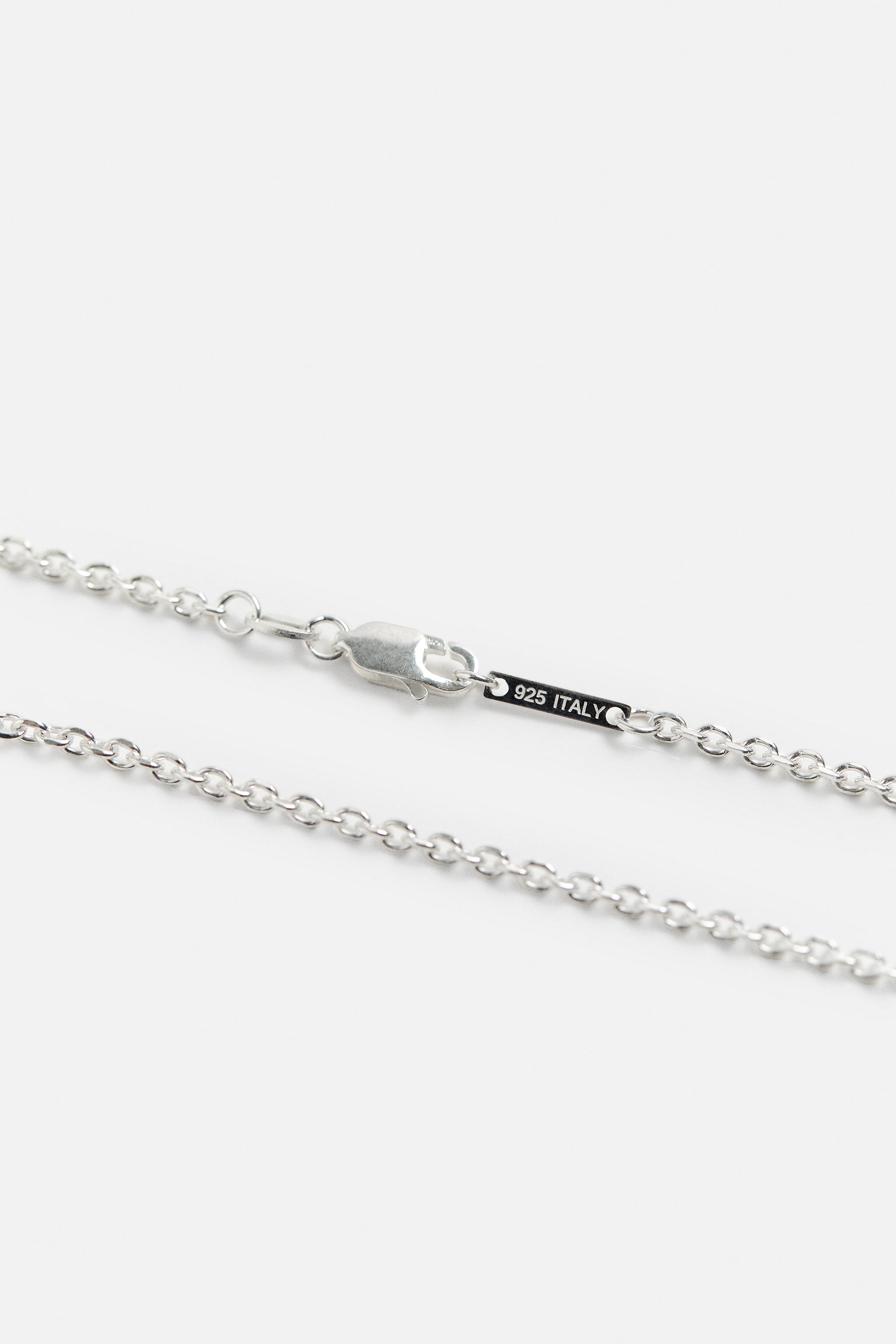 100% SILVER CHAIN LIMITED EDITION - Silver | ZARA United States 100% SILVER CHAIN LIMITED EDITION - Silver | ZARA United States