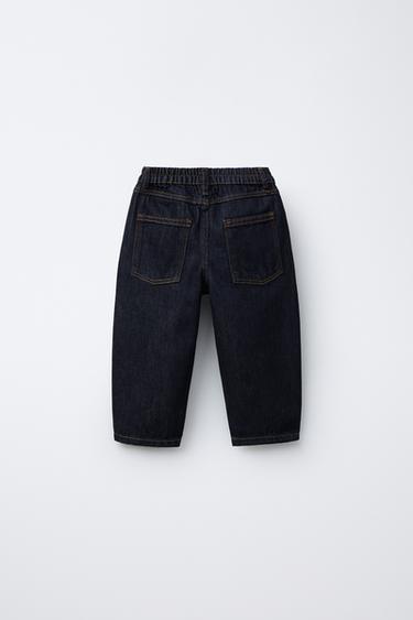 PANTALÓN DENIM BAGGY - Azul de Zara