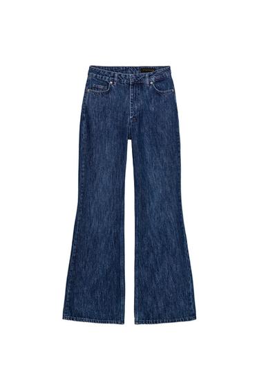 JEANS ZW COLLECTION CINTURA MÉDIA - Índigo da Zara