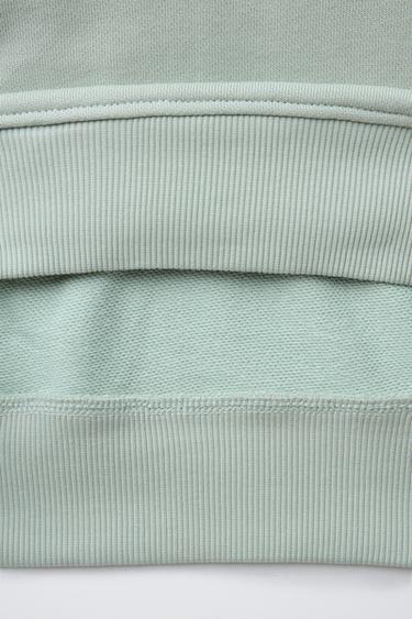 SLOGAN PRINT HOODIE - Light green by Zara - Image 4