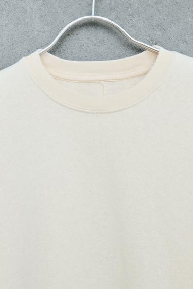 STORIESZ - HEAVYWEIGHT PLAIN T-SHIRT - Ecru by Zara - Image 2