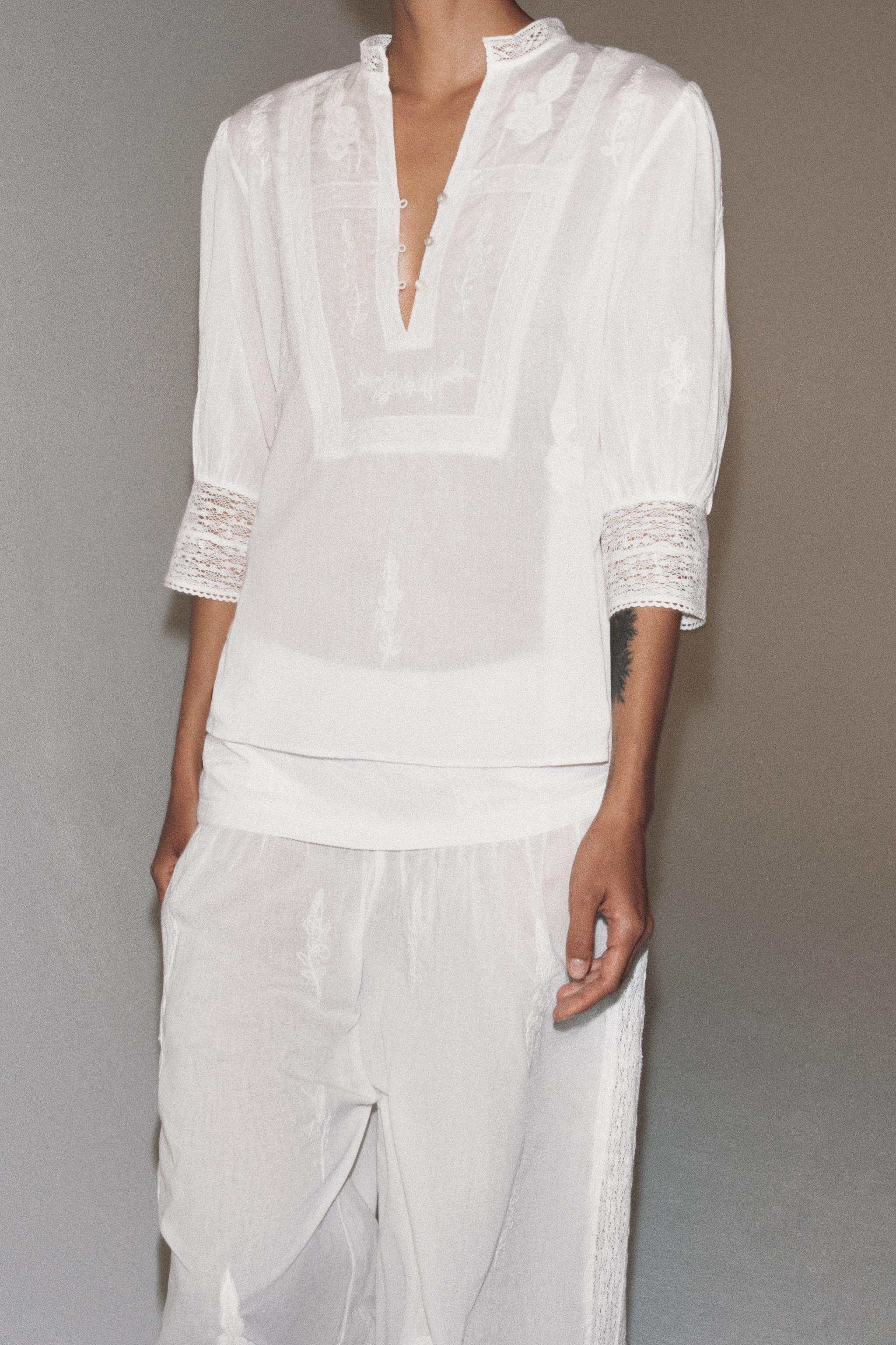 BLOUSE BRODÉE ZW COLLECTION