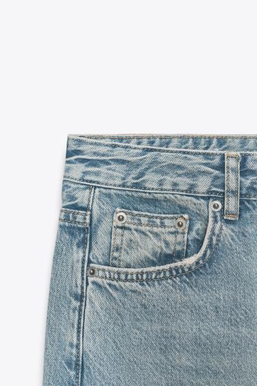 ZW COLLECTION RELAXED MID-WAIST JEANS - Light blue by Zara - Image 2