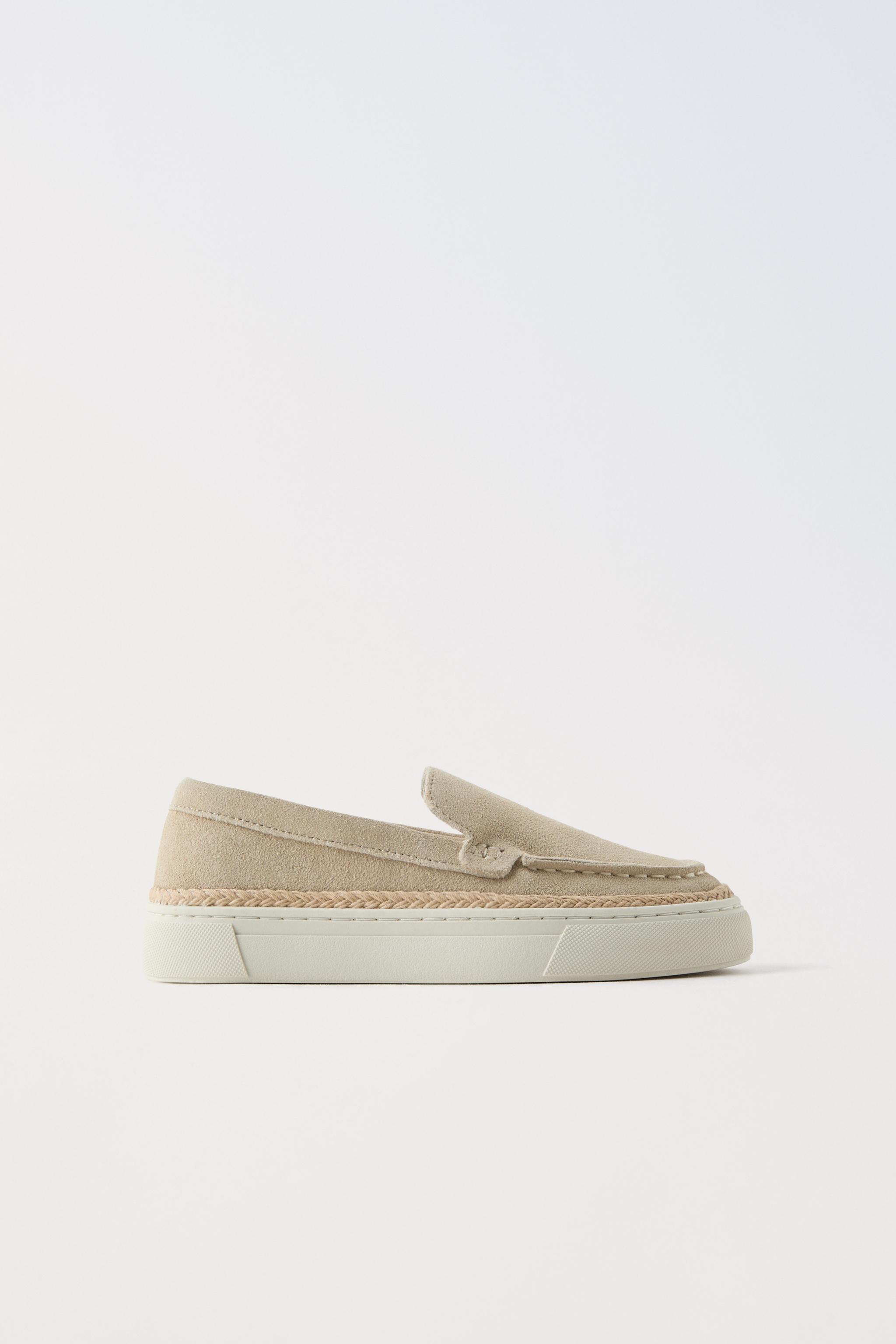 SPORT-MOKASSIN AUS LEDER - Marineblau | ZARA Deutschland / Germany