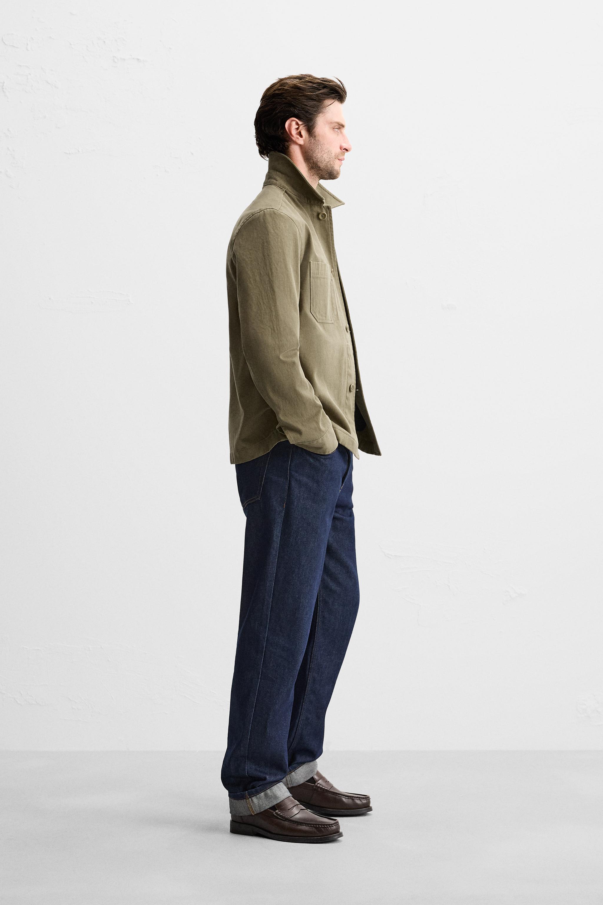 ポケット シャツジャケット - ライトカーキ | ZARA Japan / 日本