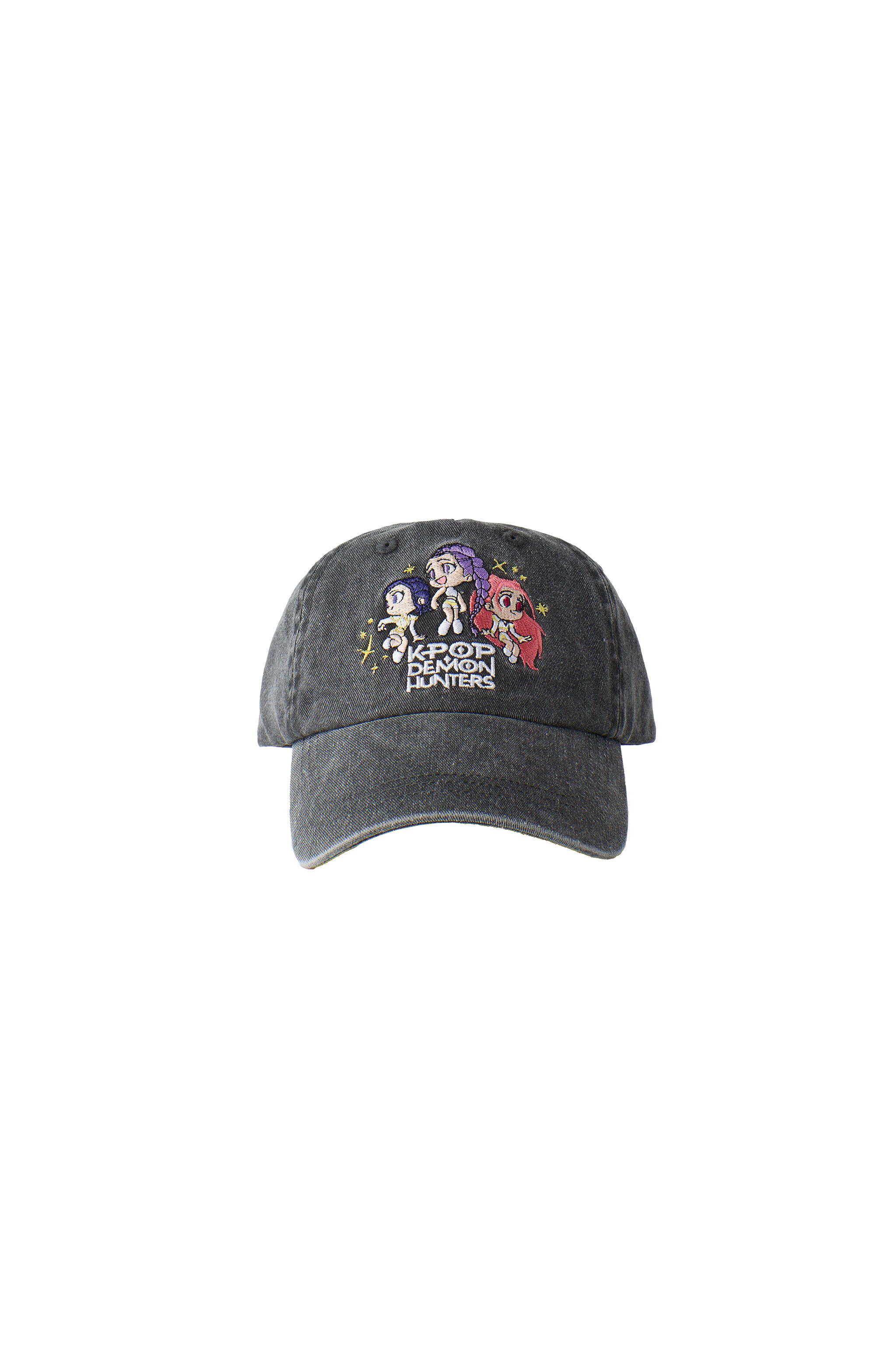 WASHED EFFECT CAP KPOP DEMON HUNTERS™ NETFLIX © - Anthracite grey