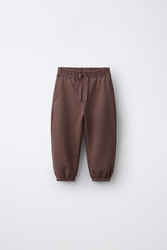 PLAIN JOGGERS - Dark brown by Zara - Image 0