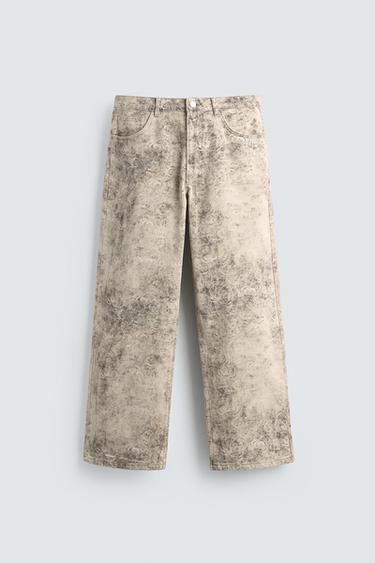 ABSTRACT PRINT BAGGY FIT TROUSERS - Printed by Zara
