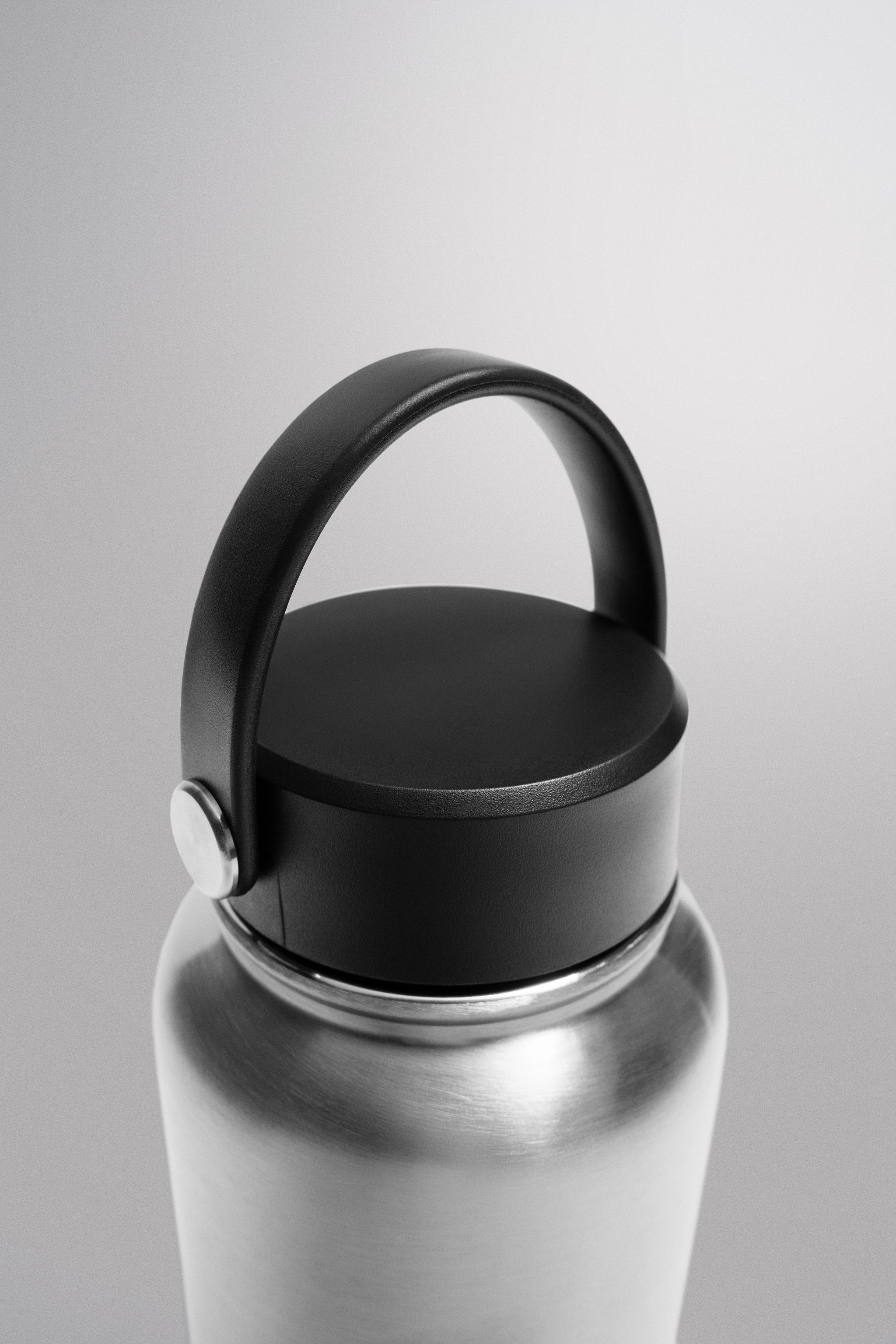 STAINLESS STEEL BOTTLE 1L — Silver (alternate view)