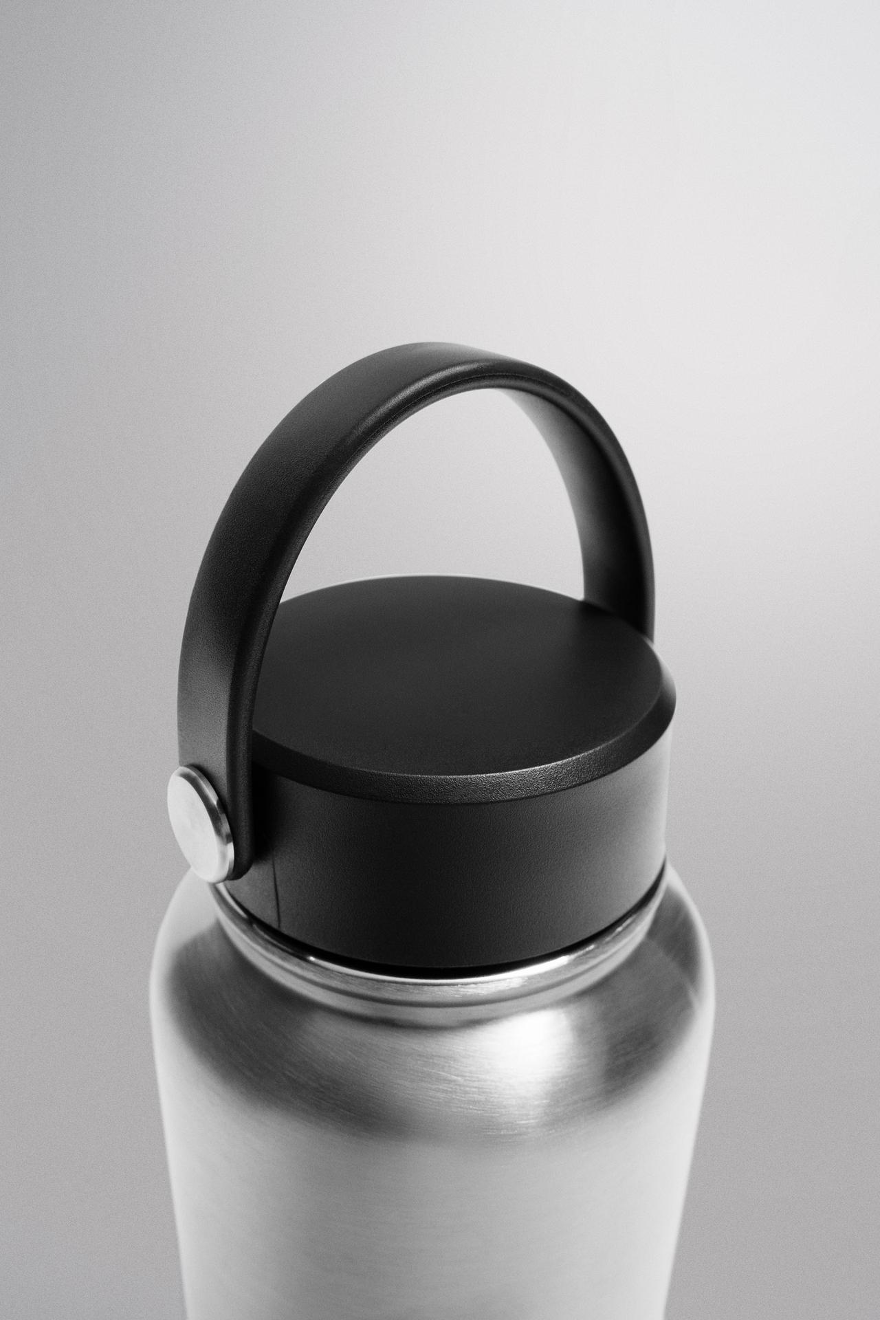 STAINLESS STEEL BOTTLE 1L — Silver