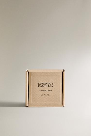 (150 G) LUMINOUS CAMELLIA SCENTED CANDLE - Light pink by Zara - Image 4