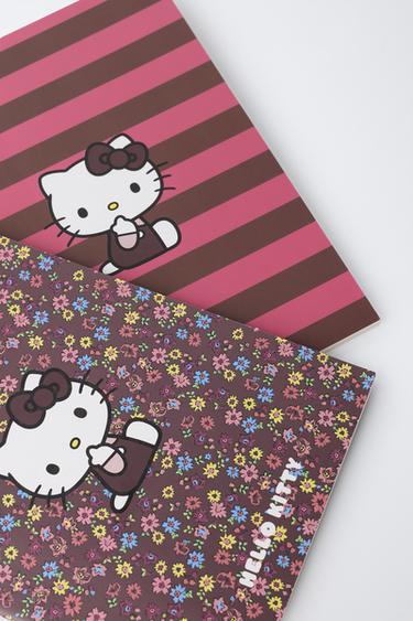 LOT DE DEUX CARNETS HELLO KITTY © SANRIO - Marron de Zara - Image 2