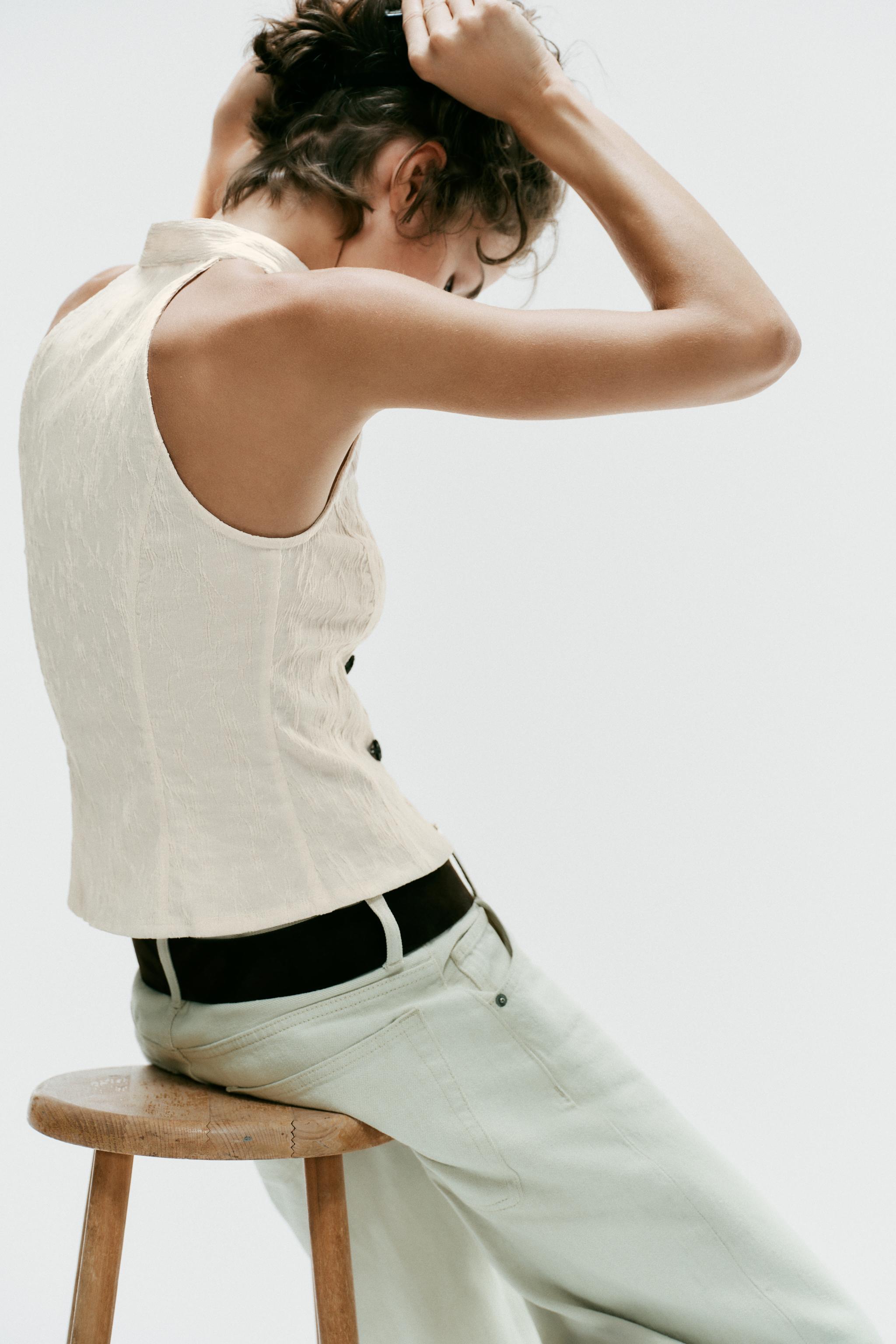 Zara Halter Yaka Yelek görsel 5