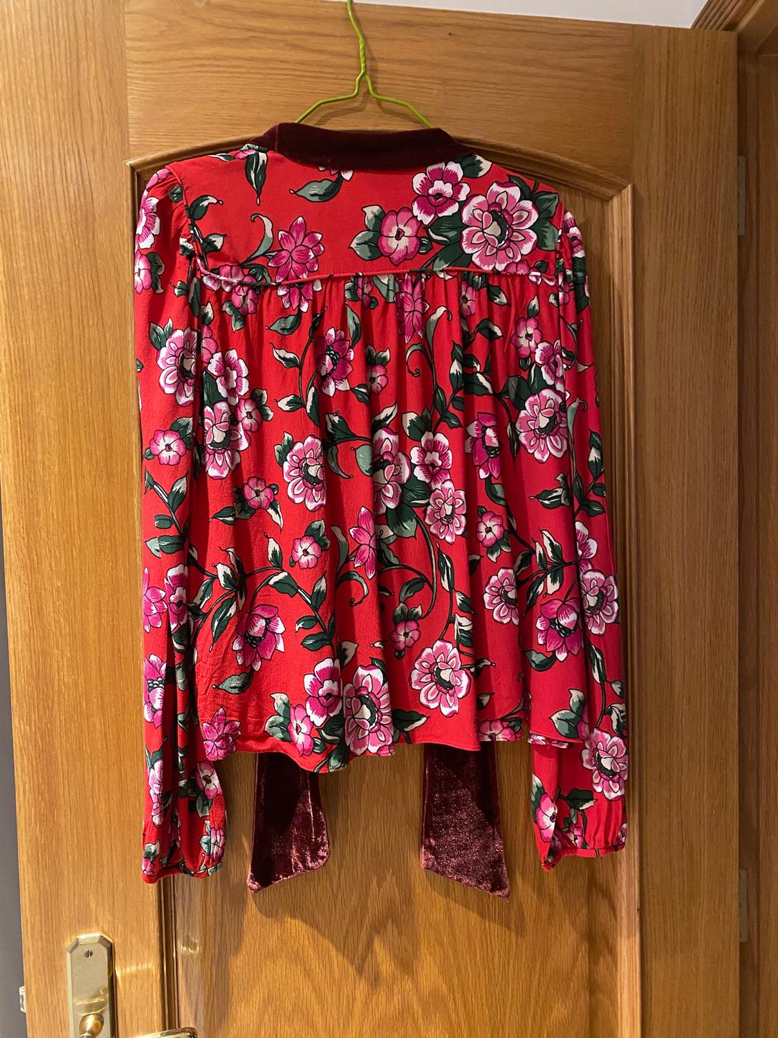 PRINTED TOP WITH BOW - Image 5