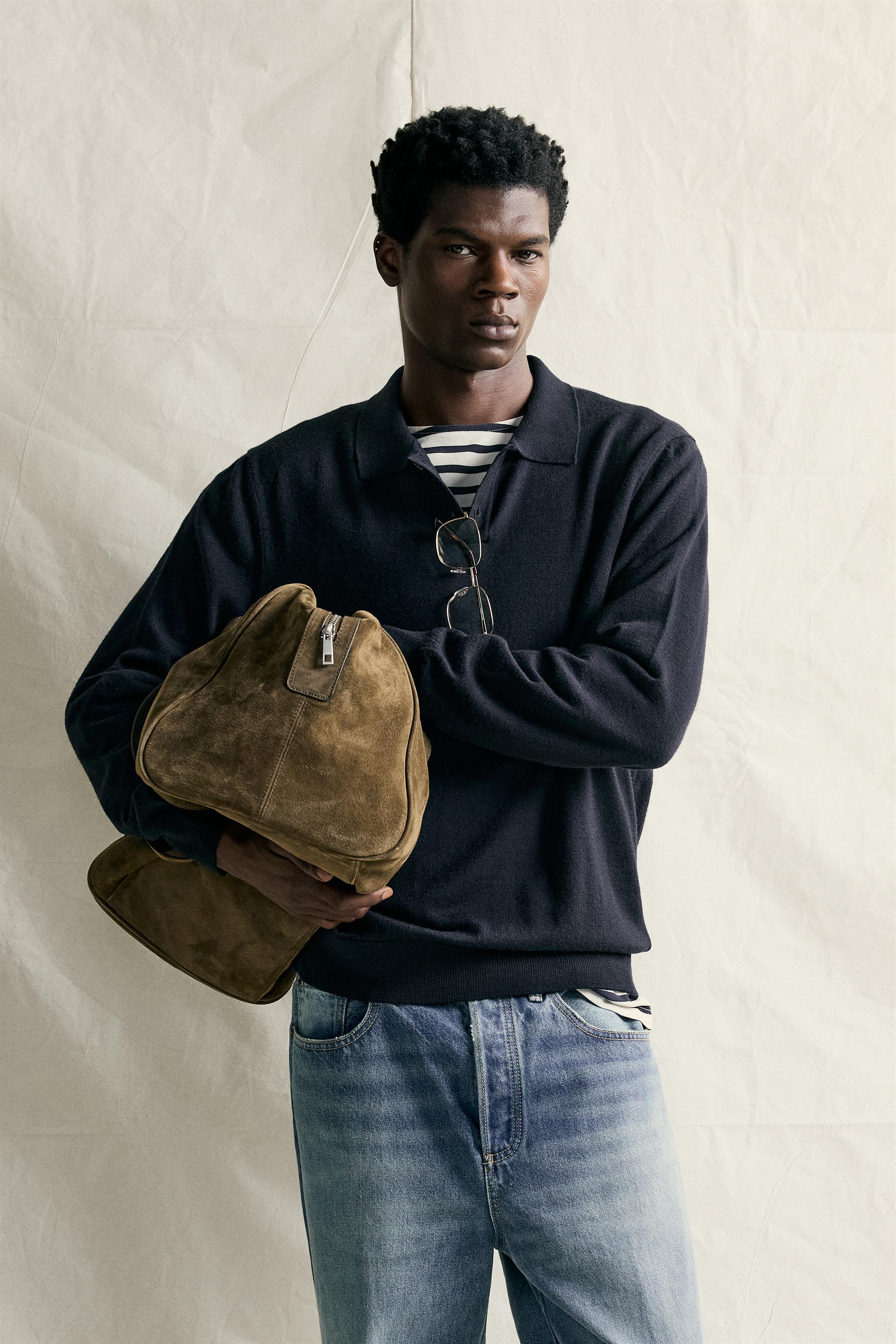 POLO EN MAILLE 100 % LAINE