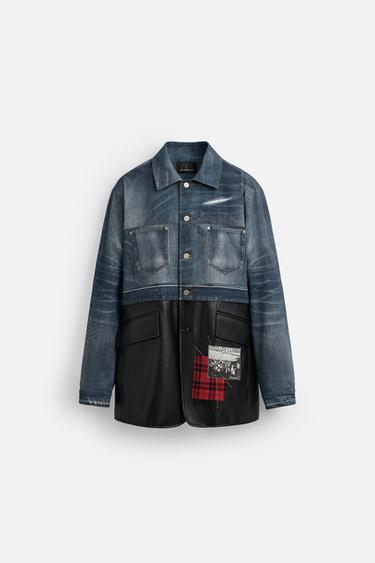 COMBINED DENIM JACKET X ANDERSSON BELL - Mid-blue by Zara