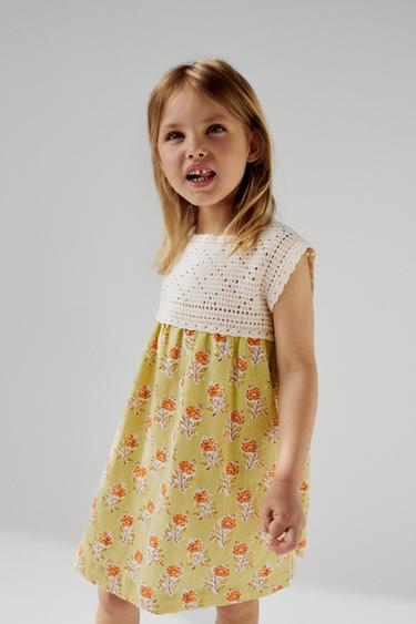 VESTIDO CROCHET ALGODÓN LINO - Lima de Zara