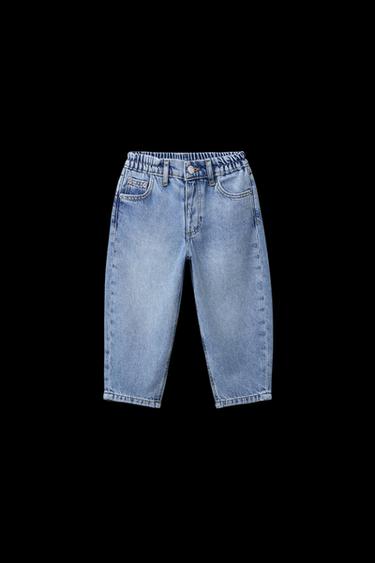 PANTALÓN DENIM BAGGY - Azul medio de Zara - Imagen 0