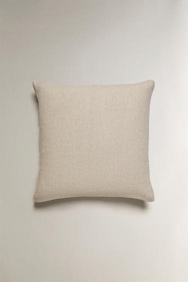 LINEN PILLOWCASE - Light beige by Zara - Image 2