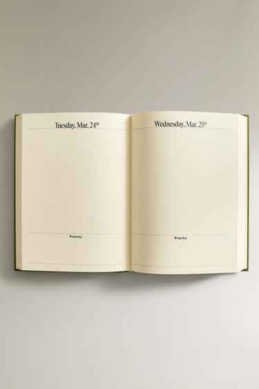 AGENDA VUE QUOTIDIENNE - Vert de Zara - Image 3