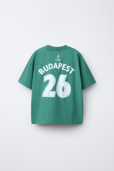 T-SHIRT IMPRIMÉ UEFA CHAMPIONS LEAGUE ® - Vert de Zara - Image 1