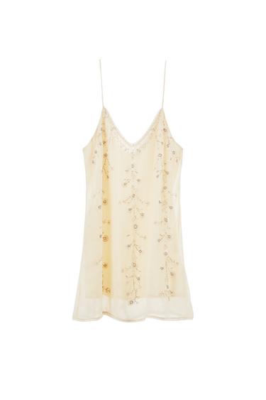 SHORT EMBROIDERED DRESS