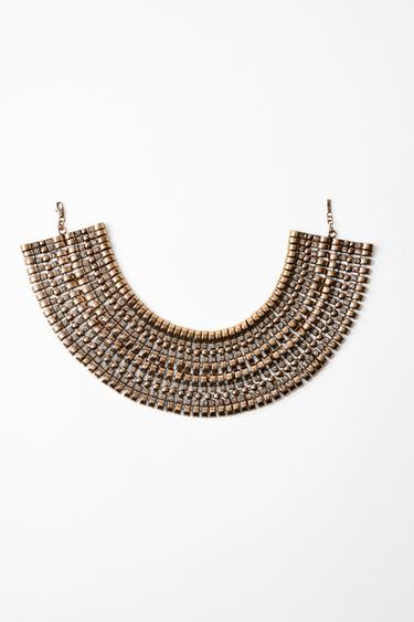 Zara MAXI METAL CHOKER - Golden
