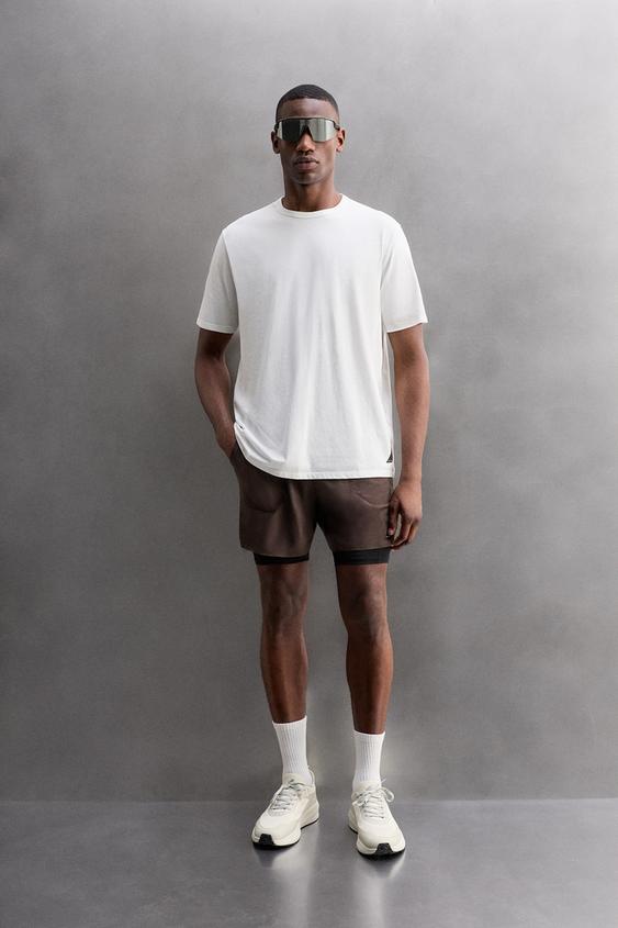 COTTON BLEND TECHNICAL T-SHIRT