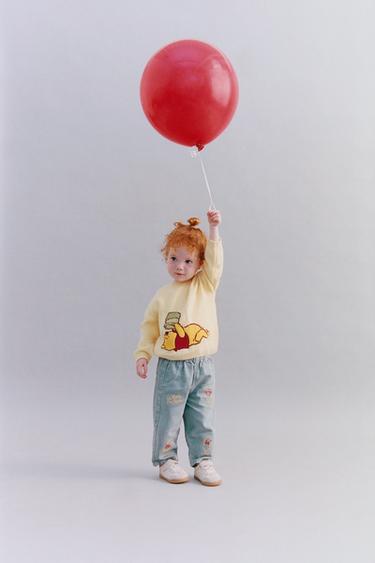 WINNIE THE POOH © DISNEY TWILL TROUSERS - Sea green by Zara