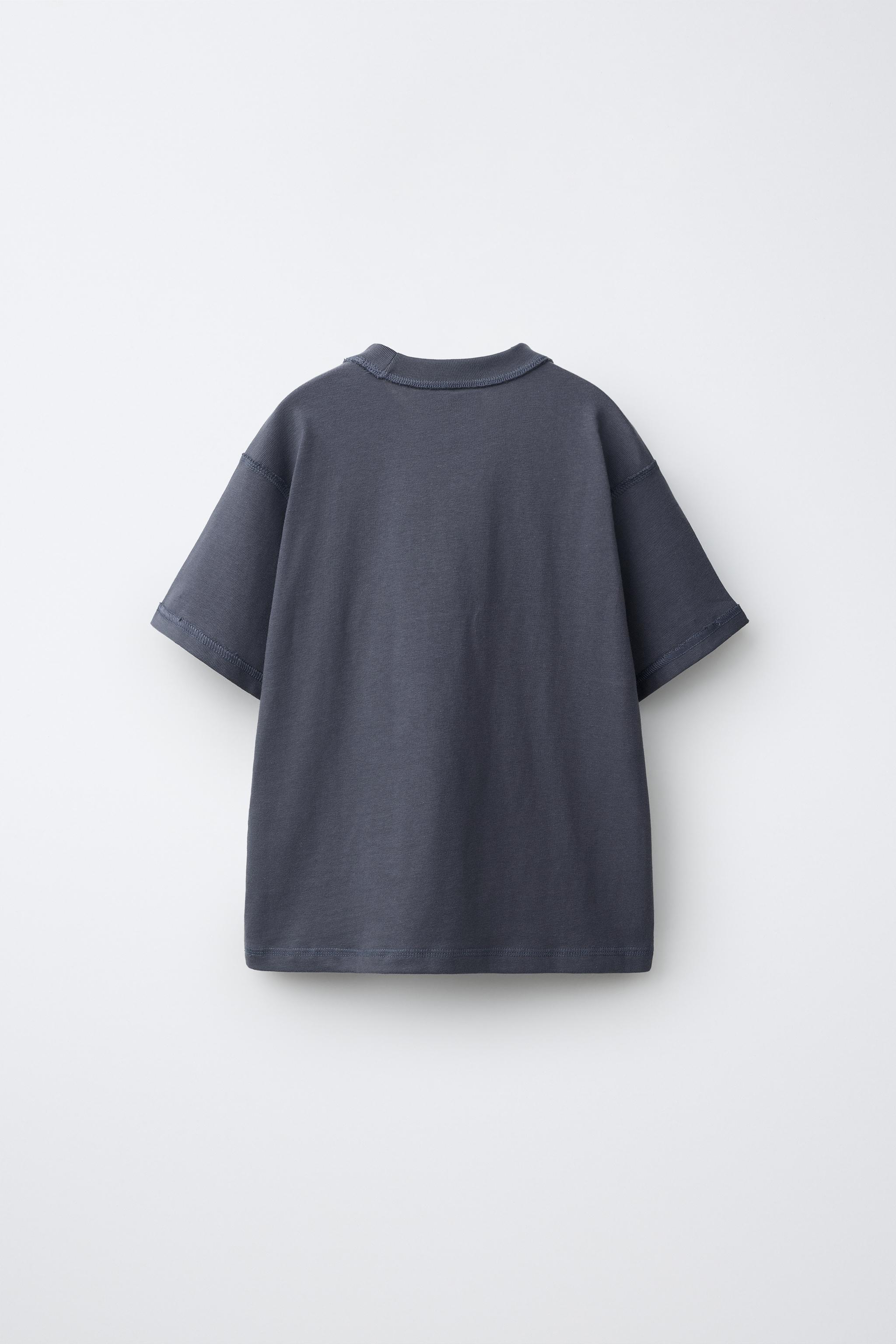 HEAVYWEIGHT EMBROIDERED TEXT T-SHIRT