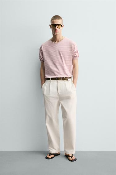 Zara ŽAKAARIST TRIIBULINE T-SÄRK - triibuline - Pilt 0