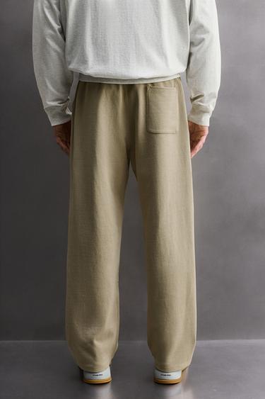 PANTALON DE JOGGING RELAXED FIT HEAVYWEIGHT - Sable de Zara - Image 2