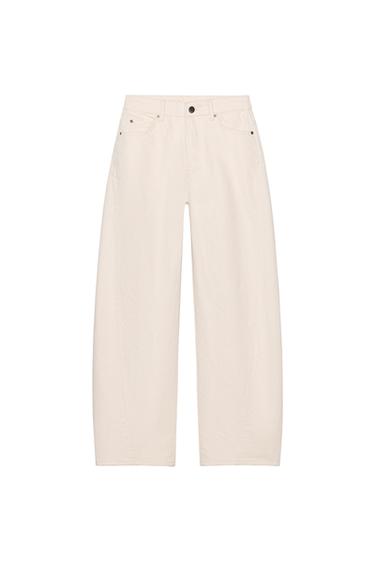 ZW COLLECTION BARREL HIGH-WAIST JEANS