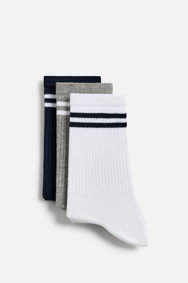 STRIPED SOCKS 3-PACK - various by Zara - Image 0