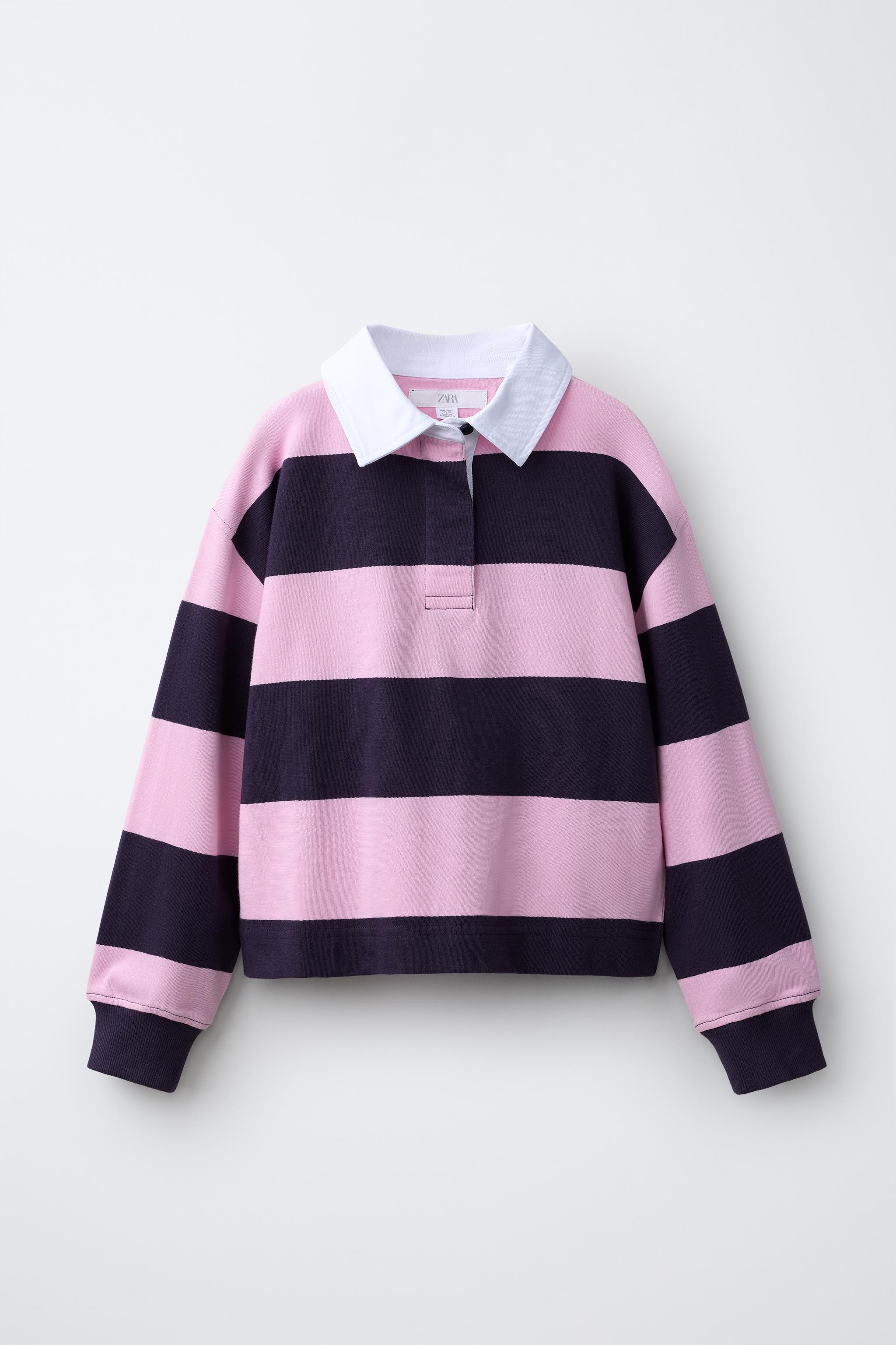 ヘビーウェイト ストライプ ポロシャツ - イエロー | ZARA Japan / 日本