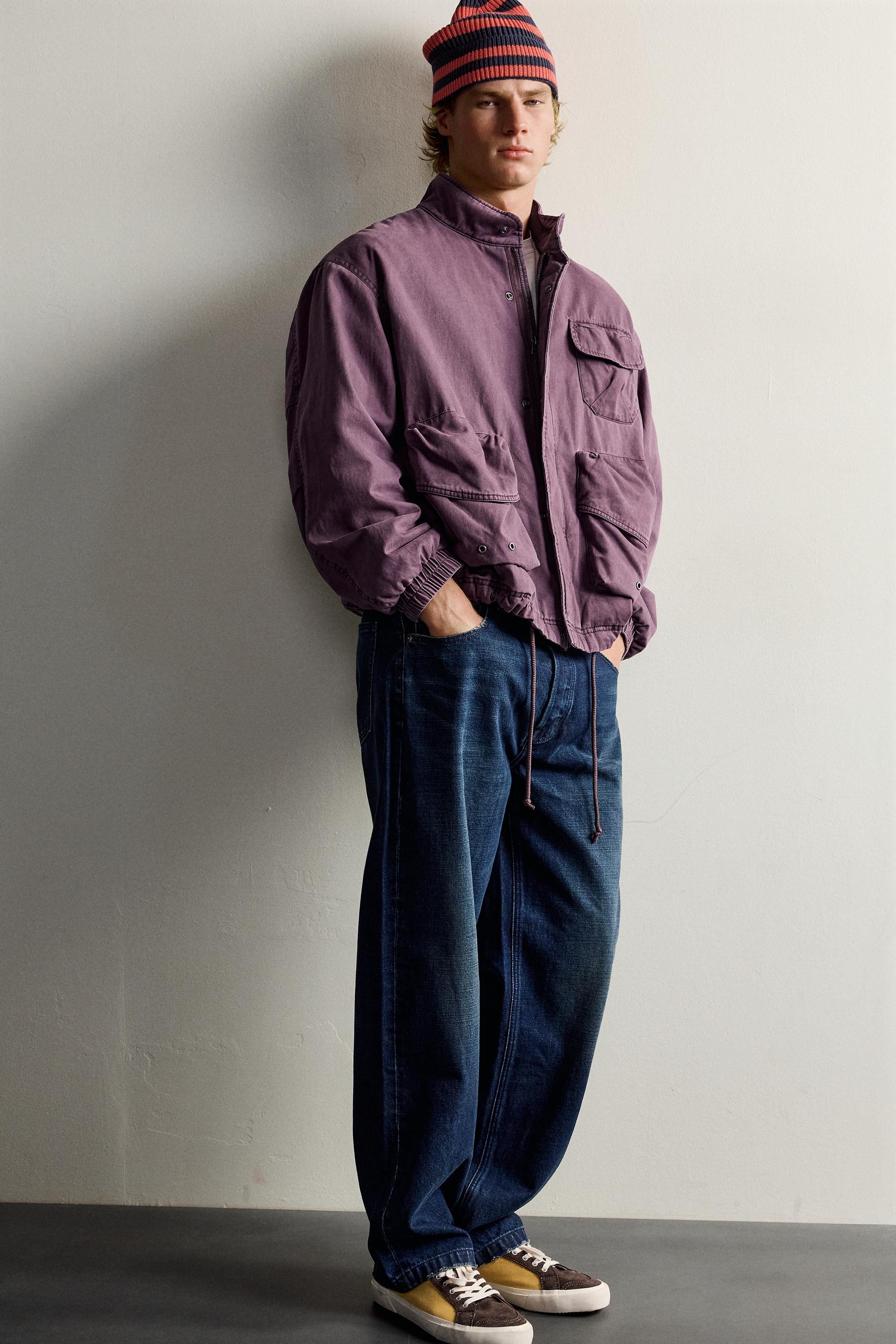 BLOUSON BOXY FIT À POCHES