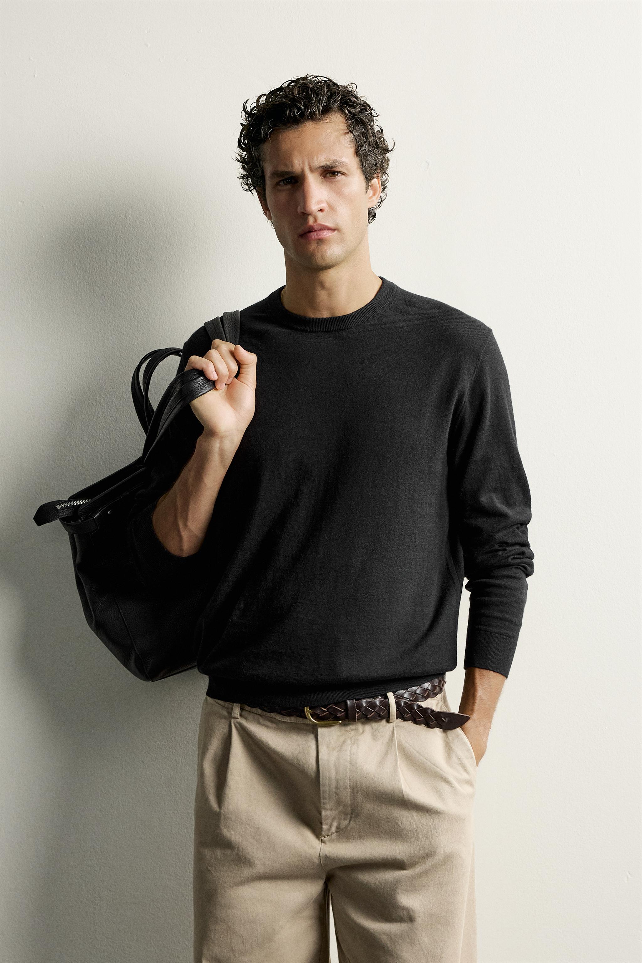 COTTON-CASHMERE REGULAR FIT JUMPER