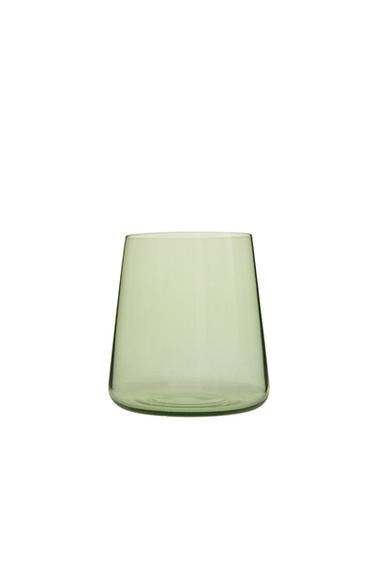 CONICAL CRYSTALLINE TUMBLER - Green by Zara