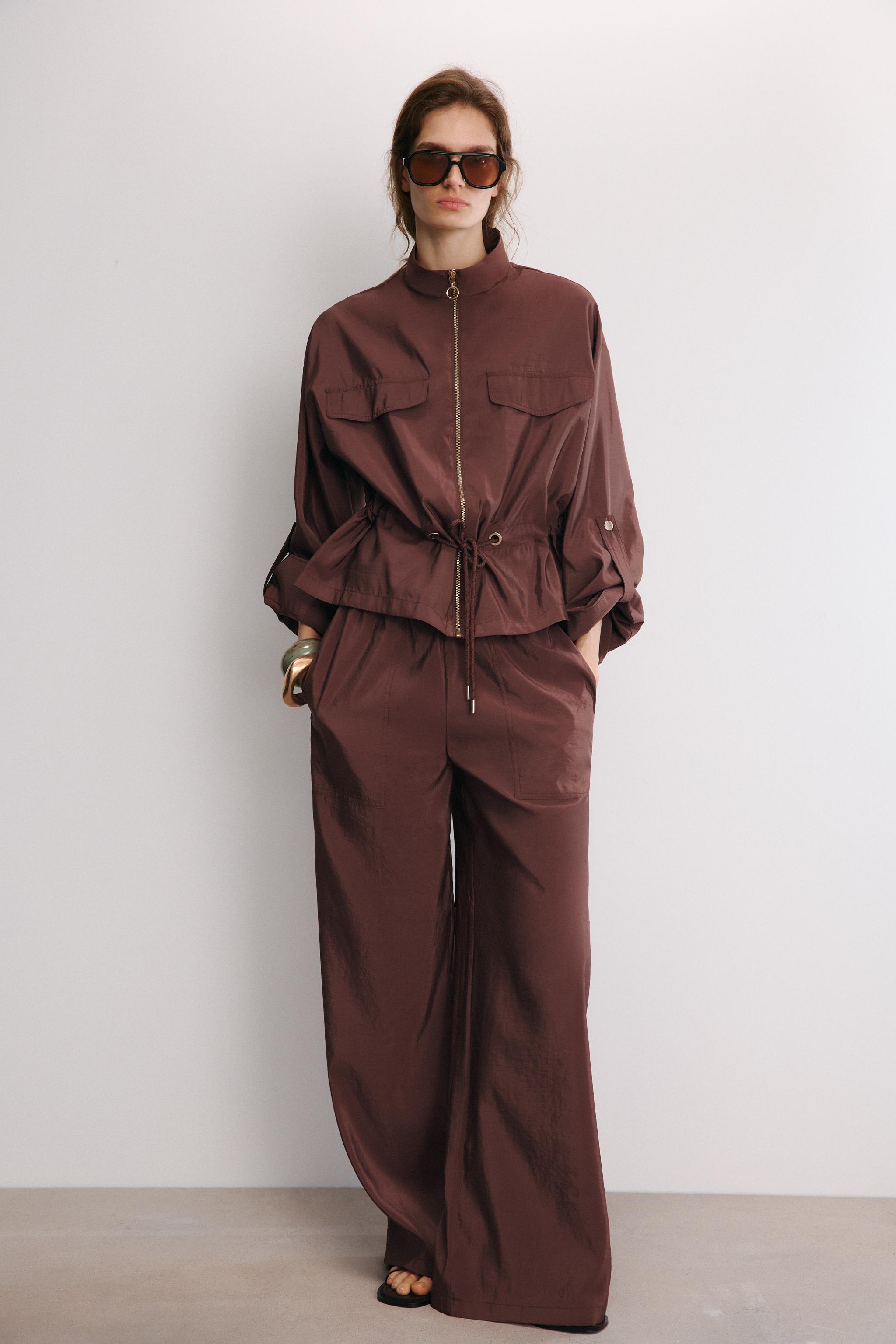 SATIN JACKET AND TROUSER SET | ZARA South Africa