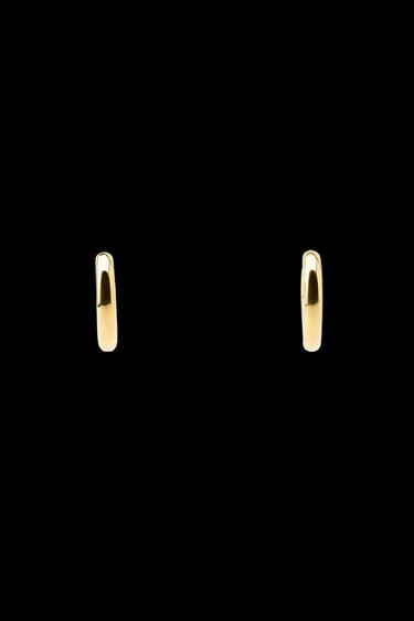 PENDIENTES ARO WATERPROOF - Dorado de Zara - Imagen 0