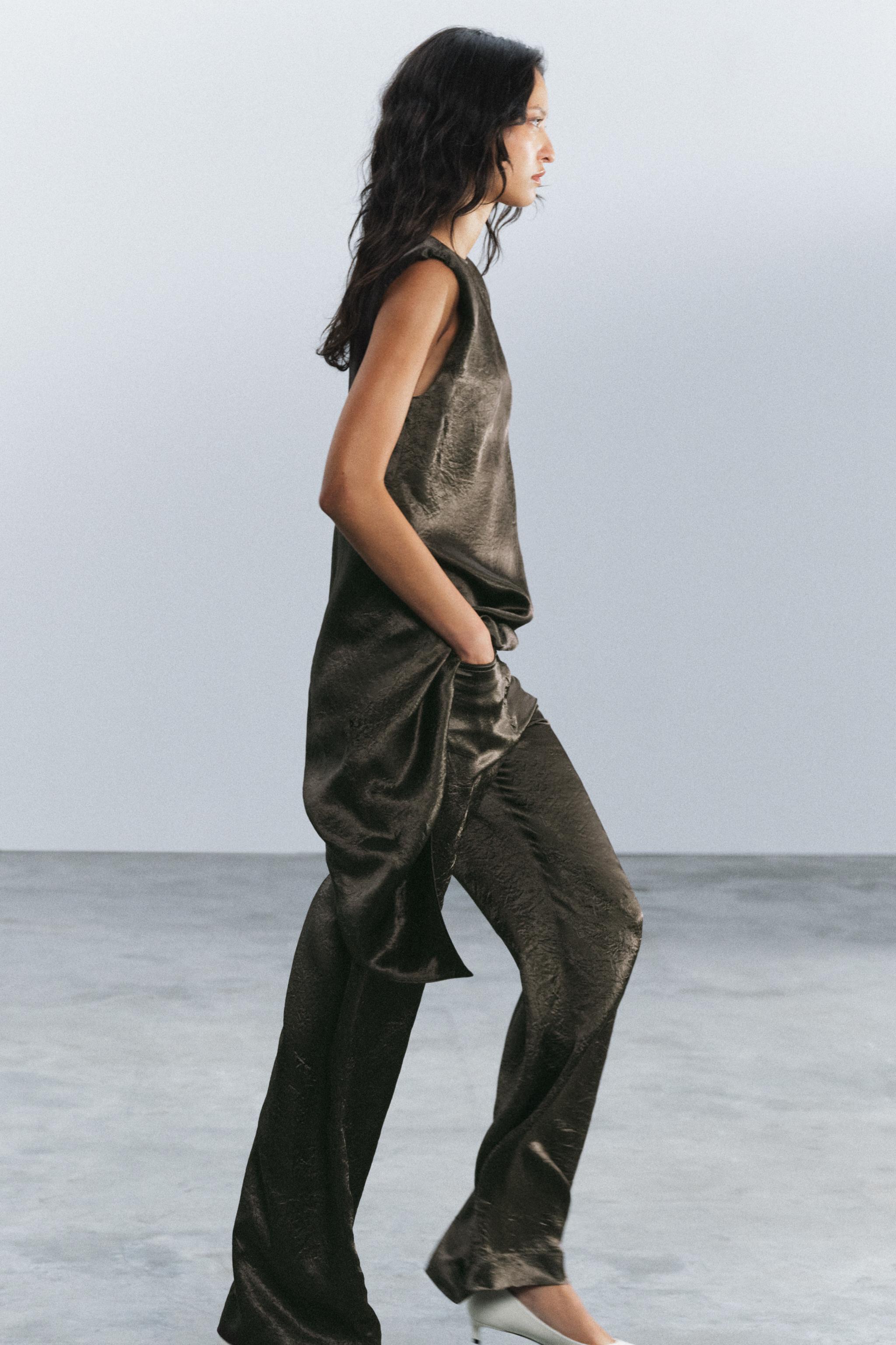 ZW COLLECTION SATIN PANTS