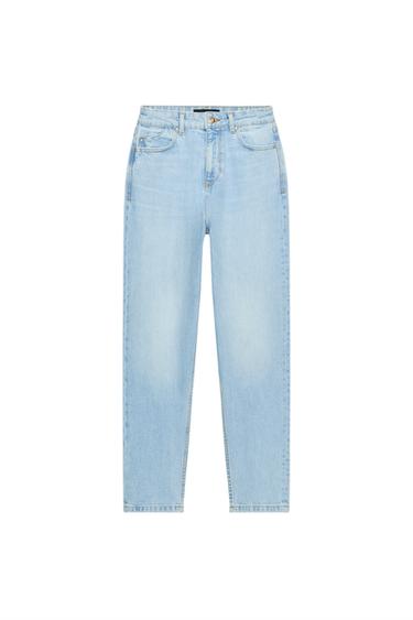 ДЖИНСЫ Z1975 MOM FIT С ВЫСОКОЙ ПОСАДКОЙ — ГОЛУБОЙ от Zara