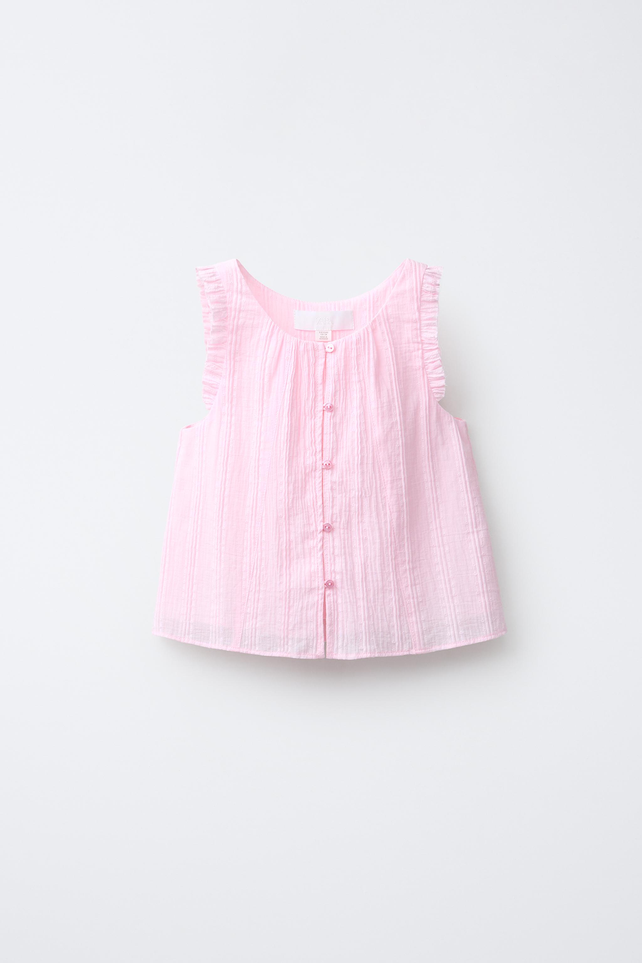 TEXTURED TOP - Pink | ZARA India TEXTURED TOP - Pink | ZARA India
