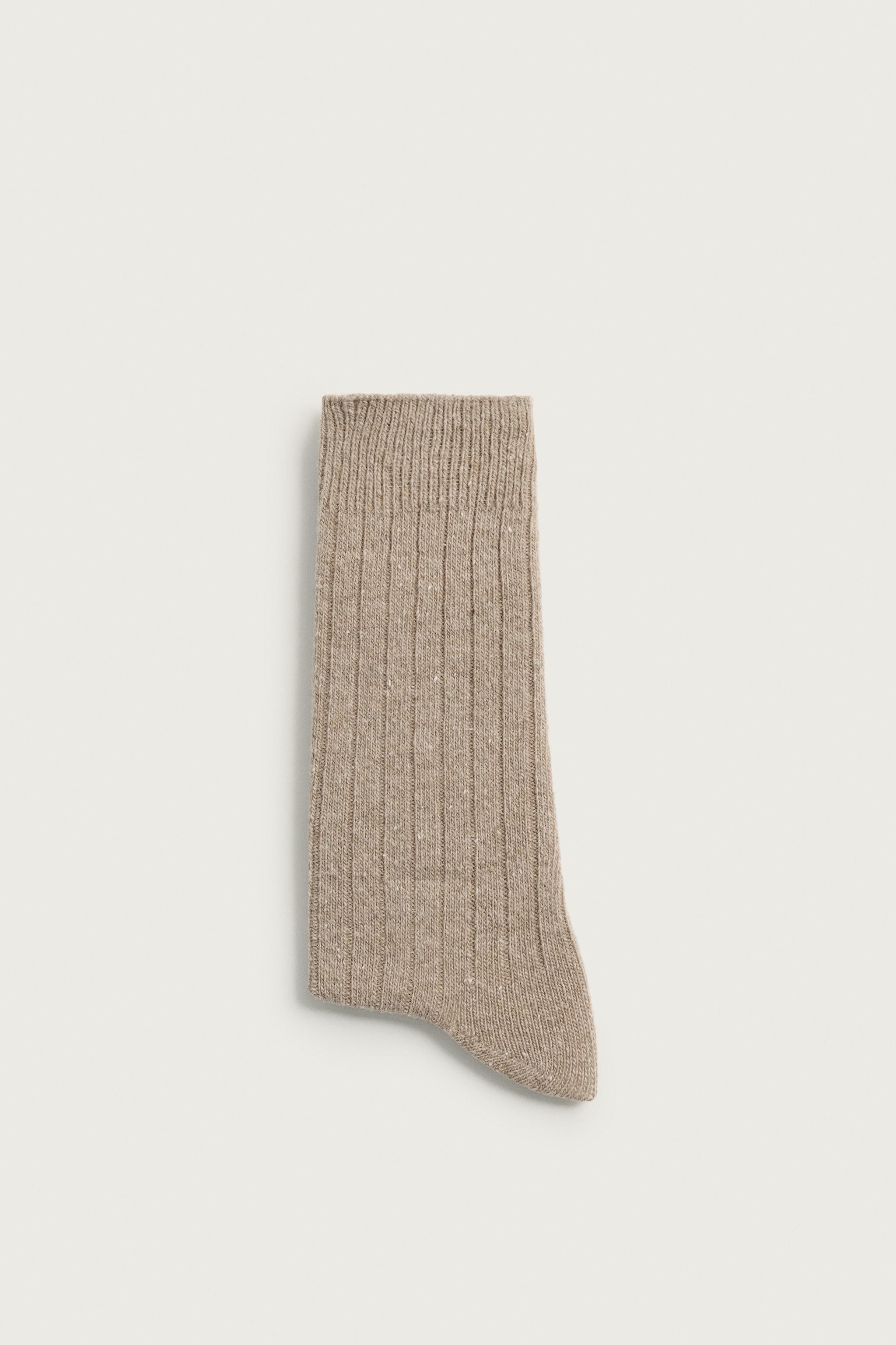 RIB KNIT BOTONATO SOCKS