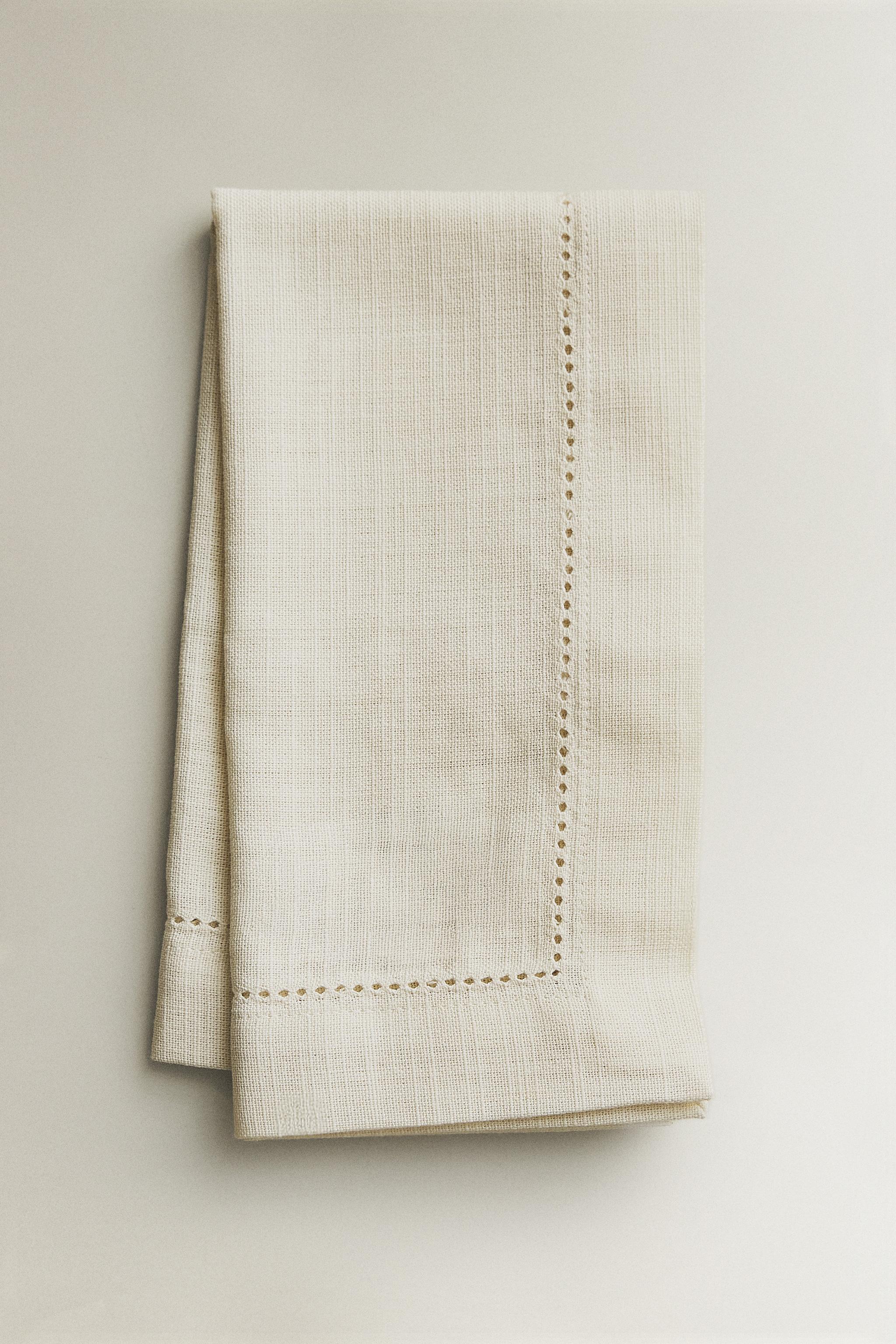 SERVIETTE DE TABLE COTON JOUR ÉCHELLE