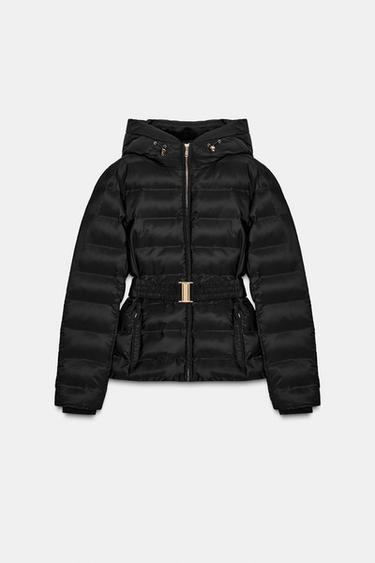 ANORAK COURT TAILLÉ DÉPERLANT ET COUPE-VENT - Noir de Zara - Image 6